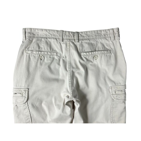 Original Weatherproof Vintage Men's Beige Stacked Pocket Cargo Pants 34 x 27 - Picture 4 of 13